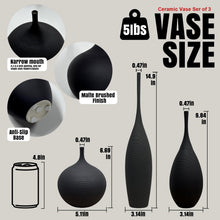 Decovlog Ceramic Vases Modern Boho Vases for Centerpiece Matte Minimalist Home Decor